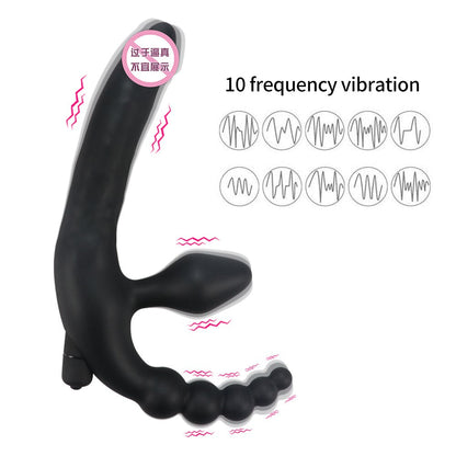 3 IN 1 Dildos Anal Plug Vibrators Sex Toys for Women Men Bondage Vagina Clitoris Stimulator Adult Chastity Accessories Sex Shop