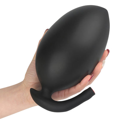 Inflatable 250mm Super Large Silicone Anus Dilator Anal Plug Dildo Pump Women Sex Toys Butt Vagina Stimulate Prostate Massage 18+