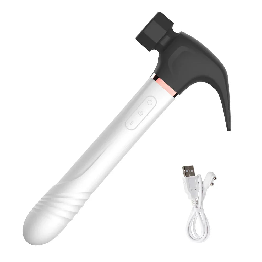 Hammer Vibrator Multifunctional Sex Machine G-Spot Stimulation Telescopic Dildo Vaginal Massage Clit Sucking Female Masturbator
