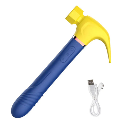 Hammer Vibrator Multifunctional Sex Machine G-Spot Stimulation Telescopic Dildo Vaginal Massage Clit Sucking Female Masturbator