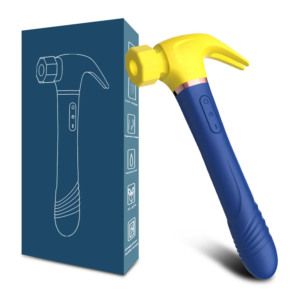 Hammer Vibrator Multifunctional Sex Machine G-Spot Stimulation Telescopic Dildo Vaginal Massage Clit Sucking Female Masturbator