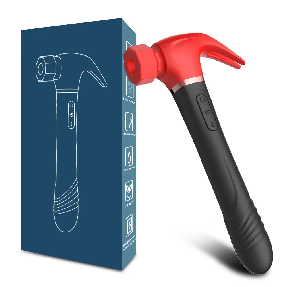 Hammer Vibrator Multifunctional Sex Machine G-Spot Stimulation Telescopic Dildo Vaginal Massage Clit Sucking Female Masturbator
