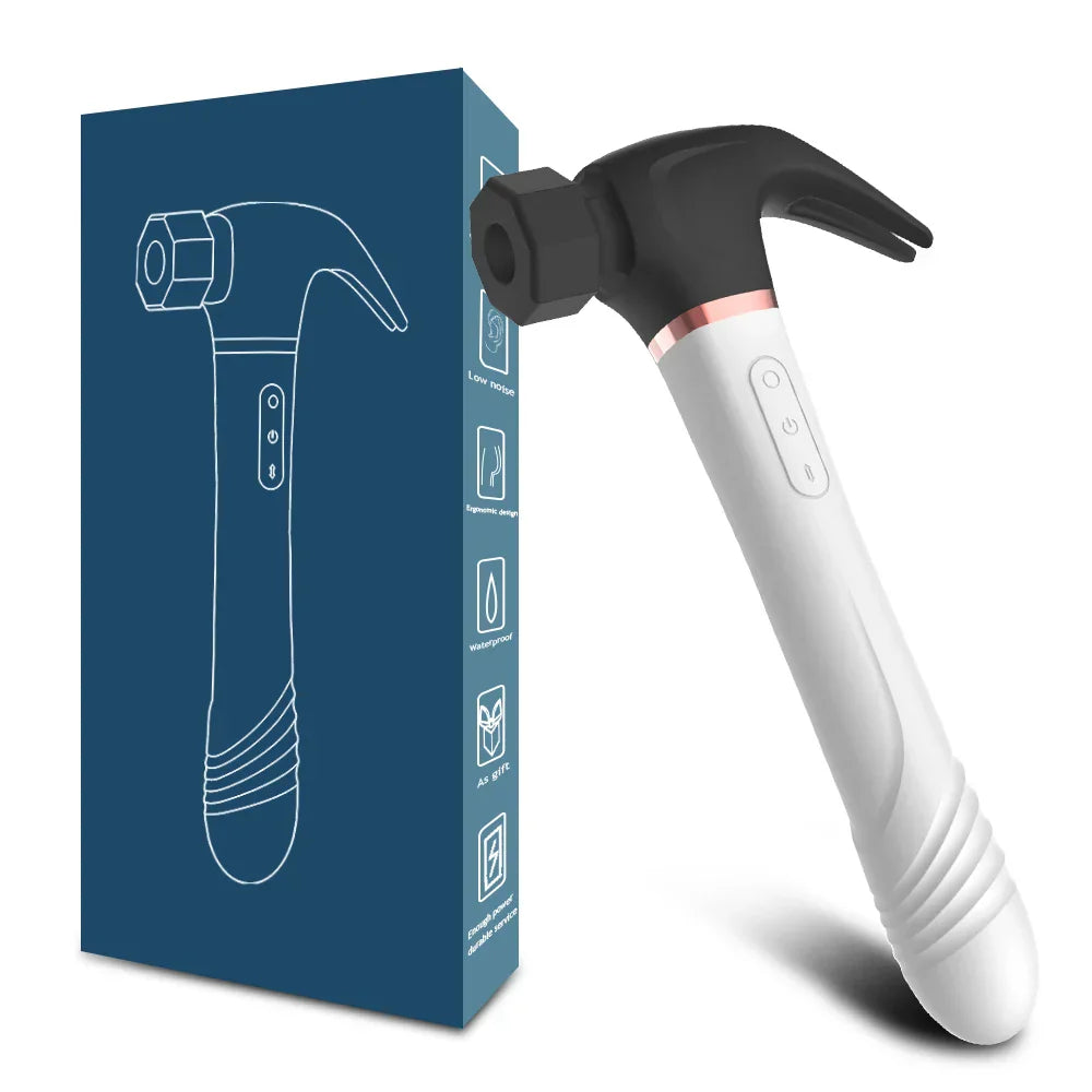 Hammer Vibrator Multifunctional Sex Machine G-Spot Stimulation Telescopic Dildo Vaginal Massage Clit Sucking Female Masturbator