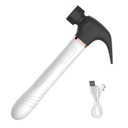 Hammer Vibrator Multifunctional Sex Machine G-Spot Stimulation Telescopic Dildo Vaginal Massage Clit Sucking Female Masturbator