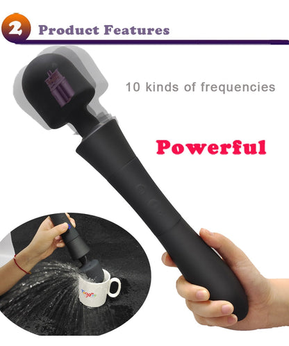 Huge Magic Wand Powerful Vibrators for Women Big AV Stick Female Clitoris G Spot Body Massager Adult Vibrator Sex Toys for Women