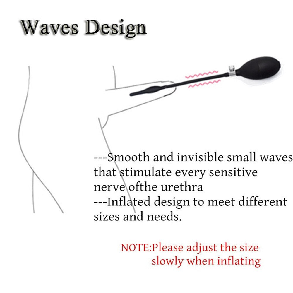 Silicone Urethral Stimulation Rod Dilator Penis Plug Catheter Male Sounding Tube Urethral Stretcher Adult Sex Toy for Men Erotic