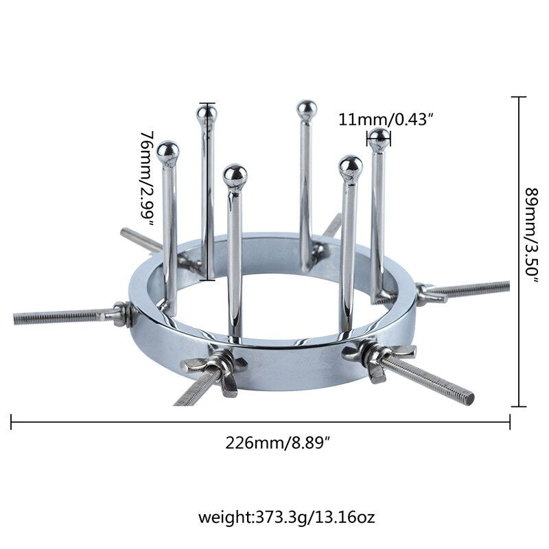 New Vaginal Speculum/Metal Anal Dilator Vaginal Dilator Clip Adjustable Size Anal Plug Adult Sex Toys for Female and Male Couples