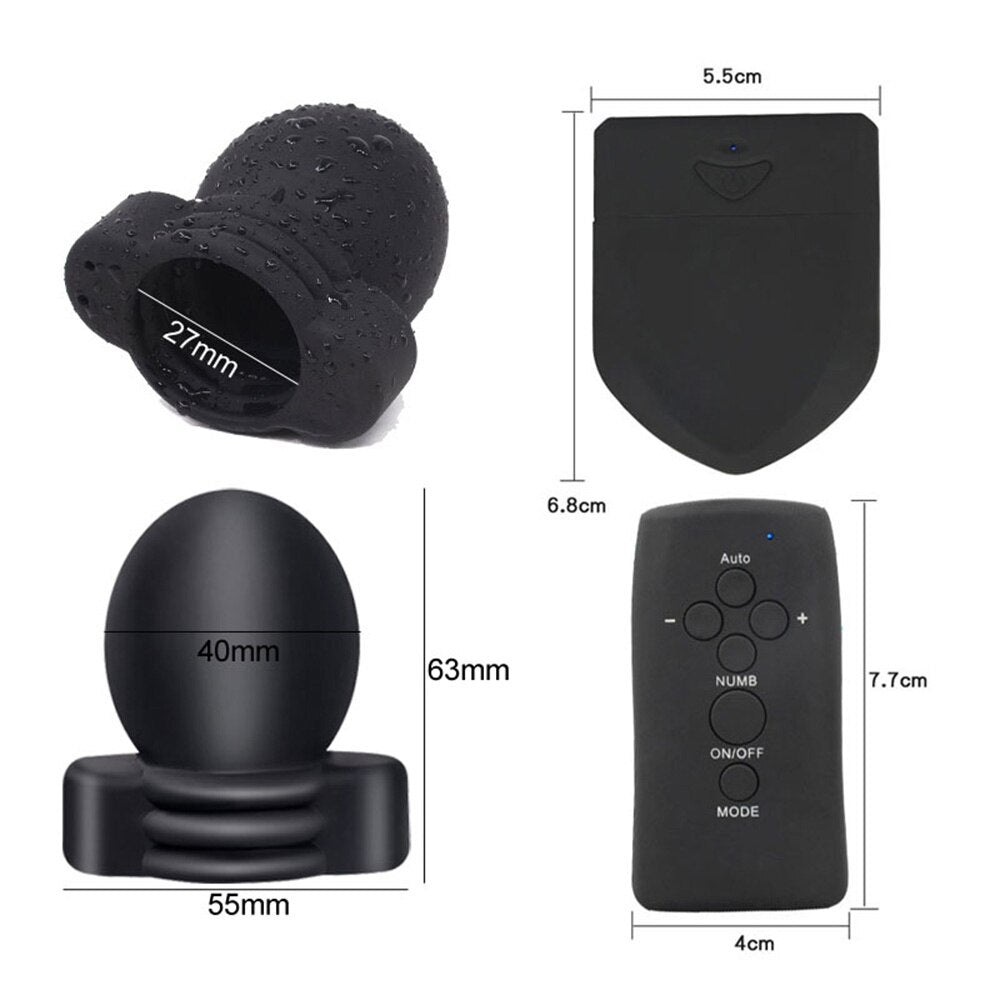 Electric Shock Glans Trainer SM Male Masturbator Scrotum Bondage Massage Chastity Cage Wireless Remote Control Sex Toys BDSM