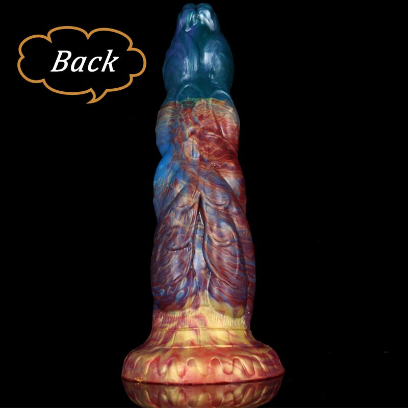 LUUK 6CM Thick Streamer Color Dildo Huge Glans Anal Plug with Powerful Suction Cup Sex Toys for Women Sexual Fantasy Products