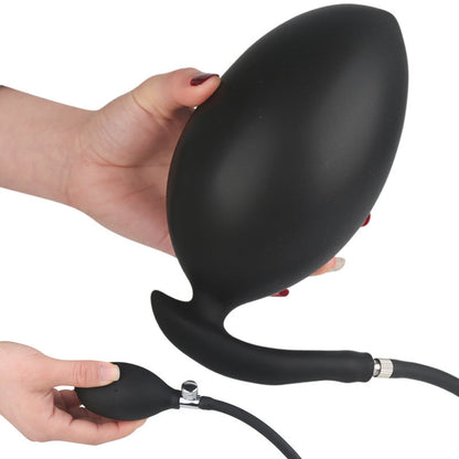 Inflatable 250mm Super Large Silicone Anus Dilator Anal Plug Dildo Pump Women Sex Toys Butt Vagina Stimulate Prostate Massage 18+