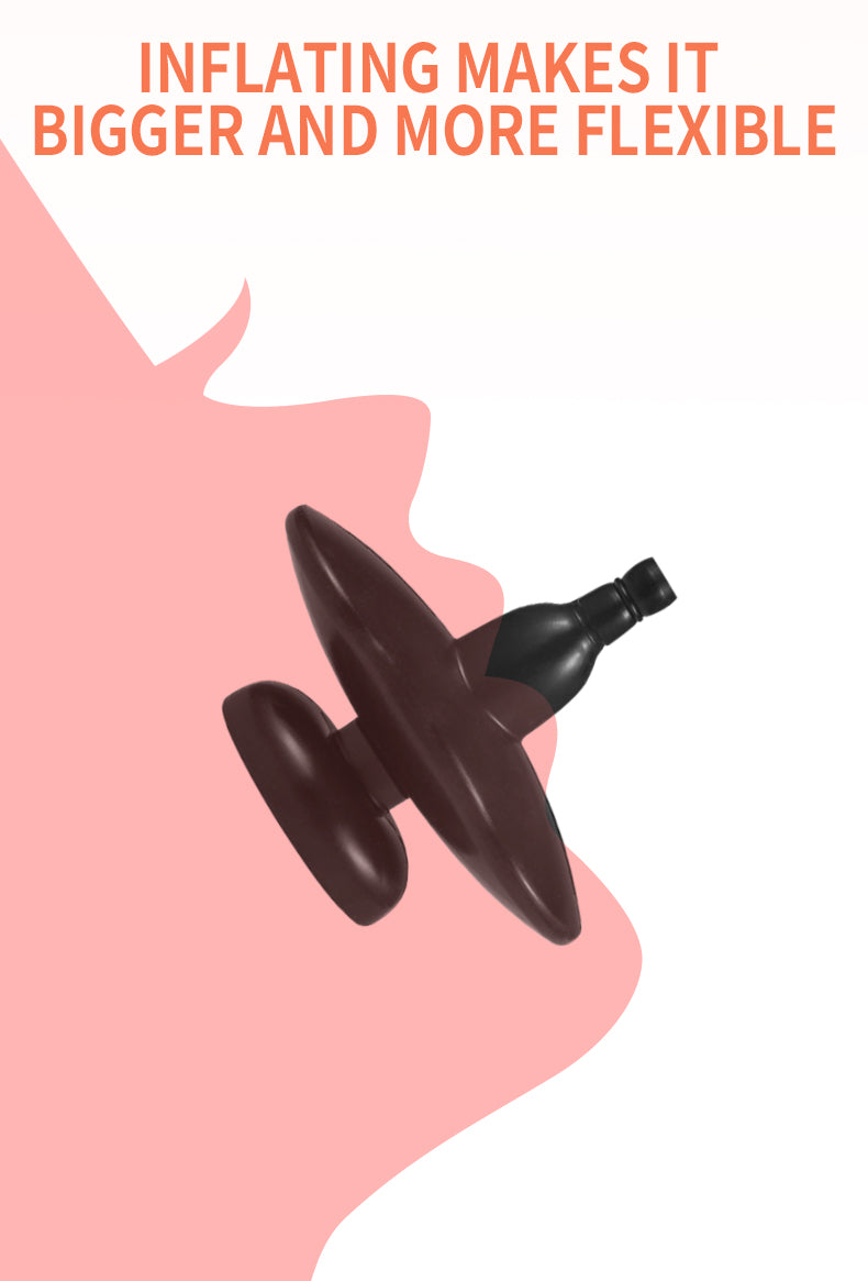 BDSM Super Huge Mouth Gag Strapless Inflatable Expansion Open Mouth Gag Restraint Bondage Adult Sex Toys for Women Couples Slave