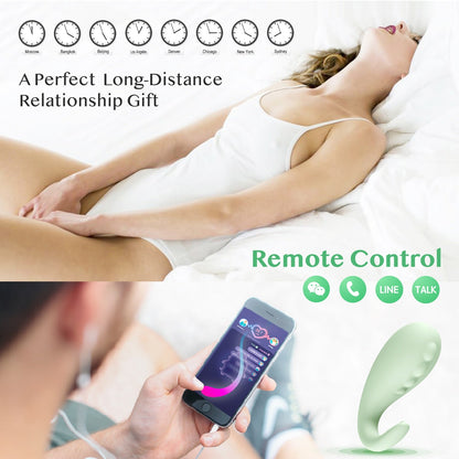 High Quality Bluetooth Dildo Wireless APP Remote Control Vibrator Wearable Vibrating Panties Sex Toy for Women Free Shipping