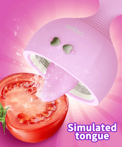 Leten Sucking Vibrator for Women - Tongue Lick, Nipple, Clit, Pussy, Oral, Blowjob, Clitoris Stimulator Sucker, Vibrating Sex Toy for Couples