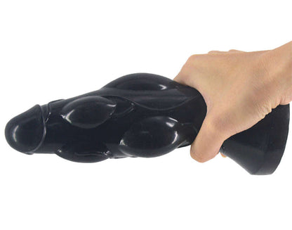 Suction Cup Penis Anal Plug Masturbation Vibrating Glass Plug Clitoral Pump Intimate Toys for Husbands, Pigtail Adult SM Toys