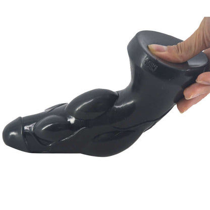 Suction Cup Penis Anal Plug Masturbation Vibrating Glass Plug Clitoral Pump Intimate Toys for Husbands, Pigtail Adult SM Toys