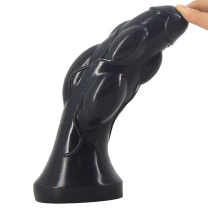 Suction Cup Penis Anal Plug Masturbation Vibration Glass Plug Clitoral Pump Intimate Toys for Husband Pig Tail Adults SM Toys