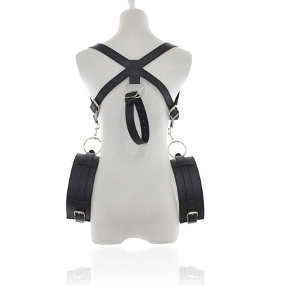 BDSM Bondage Restraint Fetish Slave Handcuffs & Ankle Cuffs Adult Games Flirting Bondage Set Cosplay Sex Position Aid Products