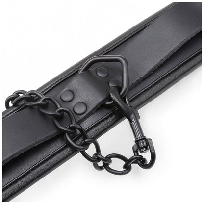 Bdsm Bondage Collar Genuine Leather and Iron Chain Link Metal Hole Slave Collars for Women Sex Toys for Couples Sex Restraints