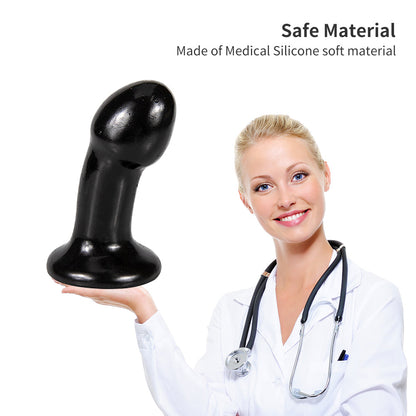 Butt Plug with Strong Suction Cup, Soft Dildo, Adult Products, Butt Plug Prostate Stimulator, Female Masturbation Tool, Sex Toy for Couple