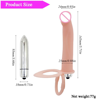 Adult Sexy Sex Toys for Women Couples BDSM Anal Butt Plug Penis Double Penetration Strap-on Dildo Vibrators G-Spot Vibrator Erotic Shop
