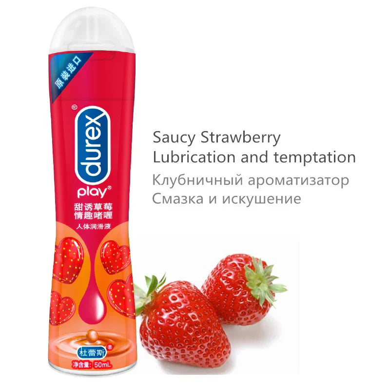 Durex Lubricants Fruit Water Based Lubricant 50ml Massage Orgasm Anal Vaginal Gel Intimate Products Adult Sex Toys For Couples