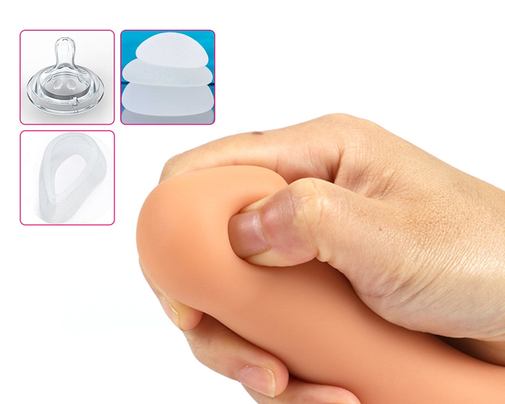 Slender Anal Plug Powerful Suction Cup Soft Dildo G-spot Vaginal Stimulator Butt Plug Prostate Massager Sex Toys for Man Woman