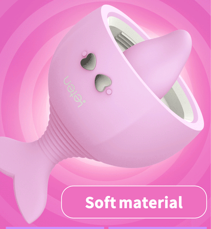 Leten Sucking Vibrator for Women - Tongue Lick, Nipple, Clit, Pussy, Oral, Blowjob, Clitoris Stimulator Sucker, Vibrating Sex Toy for Couples