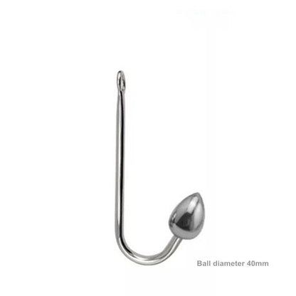 Hot Erotic Sexy Anal Hook Ball Stainless Steel SM Butt Plug Hook Anal Sex Toys for Couples Adult Sex Games Sexy Toys