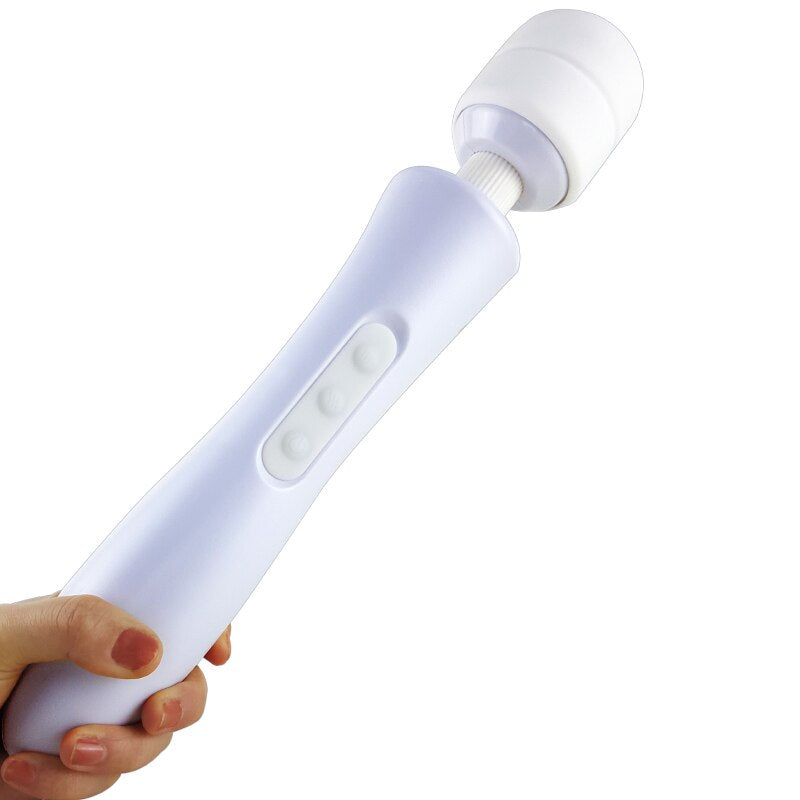 Huge Magic Wand Vibrators for Women. USB Rechargeable Big AV Stick Female G-Spot Massager Clitoris Stimulator Adult Sex Toys for Women.