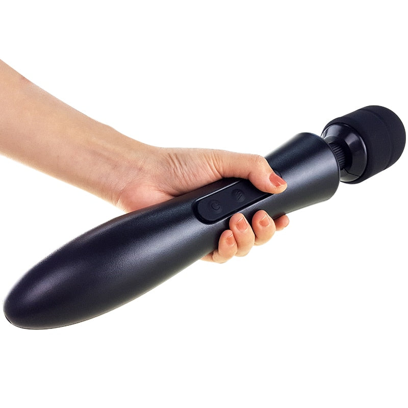 Huge Magic Wand Vibrators for Women. USB Rechargeable Big AV Stick Female G-Spot Massager Clitoris Stimulator Adult Sex Toys for Women.