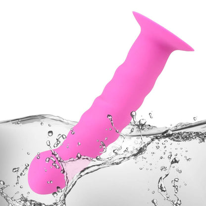 IKOKY Anal Plug Prostate Massager Strong Sucker Silicone Bead Dildo Vaginal Stimulator Sex Toys for Men Women G-spot Stimulation