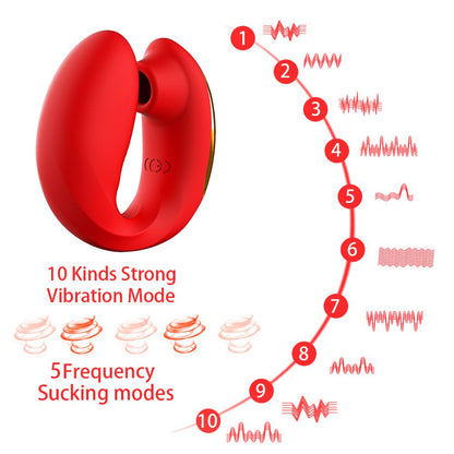 IKOKY Dildo Vagina Sucking Vibrators Sex Toys for Women USB Charging Case Free Bend Clitoris Stimulator Nipple Sucker