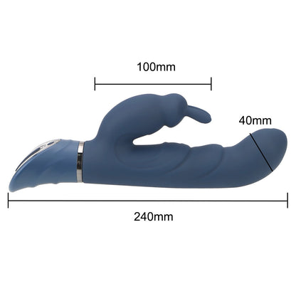 IKOKY Rabbit Vibrator G-Spot Dildo Vibrator for Women, 10 Vibration Modes. Waterproof Bunny Vibrator, Clitoral Vibrator, Sex Toys