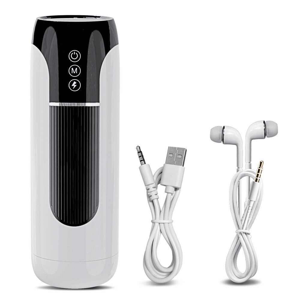 IPX7 Automatic Male Masturbator Vibrating Oral Sex Machine Masturbation Cup Sex Toy for Men Adult Product for Men