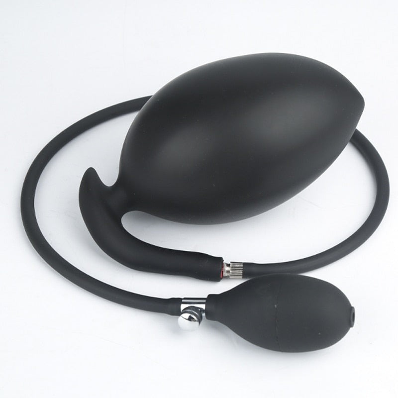 Inflatable 250mm Super Large Silicone Anus Dilator Anal Plug Dildo Pump Women Sex Toys Butt Vagina Stimulate Prostate Massage 18+