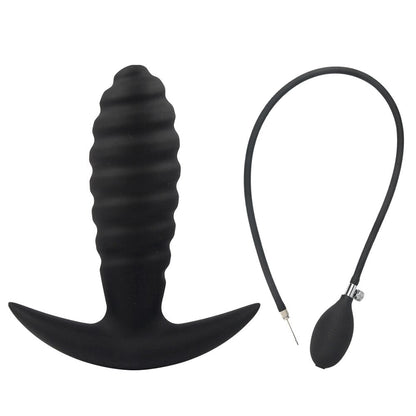 Inflatable Pump Anal Plug Silicone Super Big Butt Plug Dildo Prostate Massager Anus Extender Dilator Sex Toys for Women