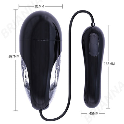 Japanese Male Masturbator 18-Channel Vaginal Suction Male Vibrator Ejaculation Exerciser Masturbation Cup Sex Toy for Men Masturbators
