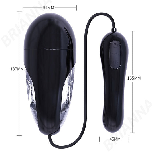 Japanese Male Masturbator 18-Channel Vaginal Suction Male Vibrator Ejaculation Exerciser Masturbation Cup Sex Toy for Men Masturbators