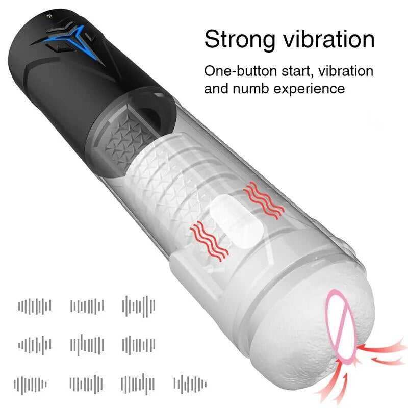 Jiuai Cheap Price 3D Artificial Vagina Automatic Sucking Thrusting Masturbator Cup Adult Sex Toy For Men