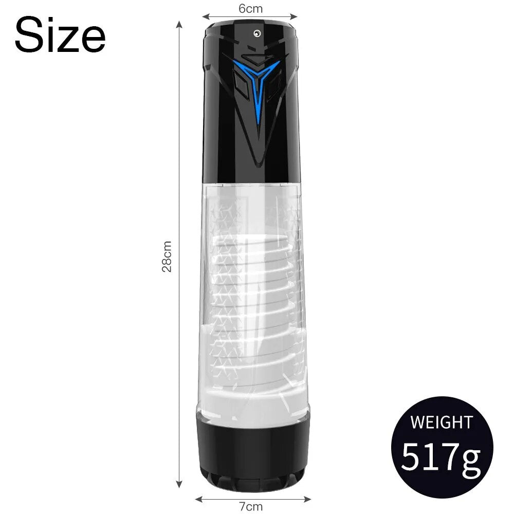 Jiuai Cheap Price 3D Artificial Vagina Automatic Sucking Thrusting Masturbator Cup Adult Sex Toy For Men