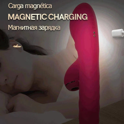 KISTOY A-King Series Powerful Vibrating Function Realistic Clitoris G Spot Stimulator Heating Dildo Sex Toy for Women