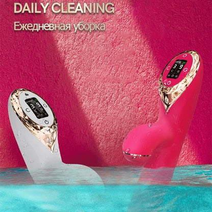 KISTOY A-King Series Powerful Vibrating Function Realistic Clitoris G Spot Stimulator Heating Dildo Sex Toy for Women