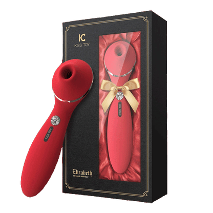 KISTOY Polly Plus 2-in-1 Warmer Vibrator Clitoris Sucking G-spot Stimulator Vibrating Dildo Sex Toys for Women