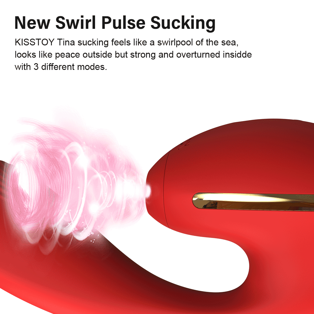 KISTOY Tina Wearable Sucking Vibrator Heating G-spot Stimulator Powerful Clitoris Sucker Sex Toys for Women