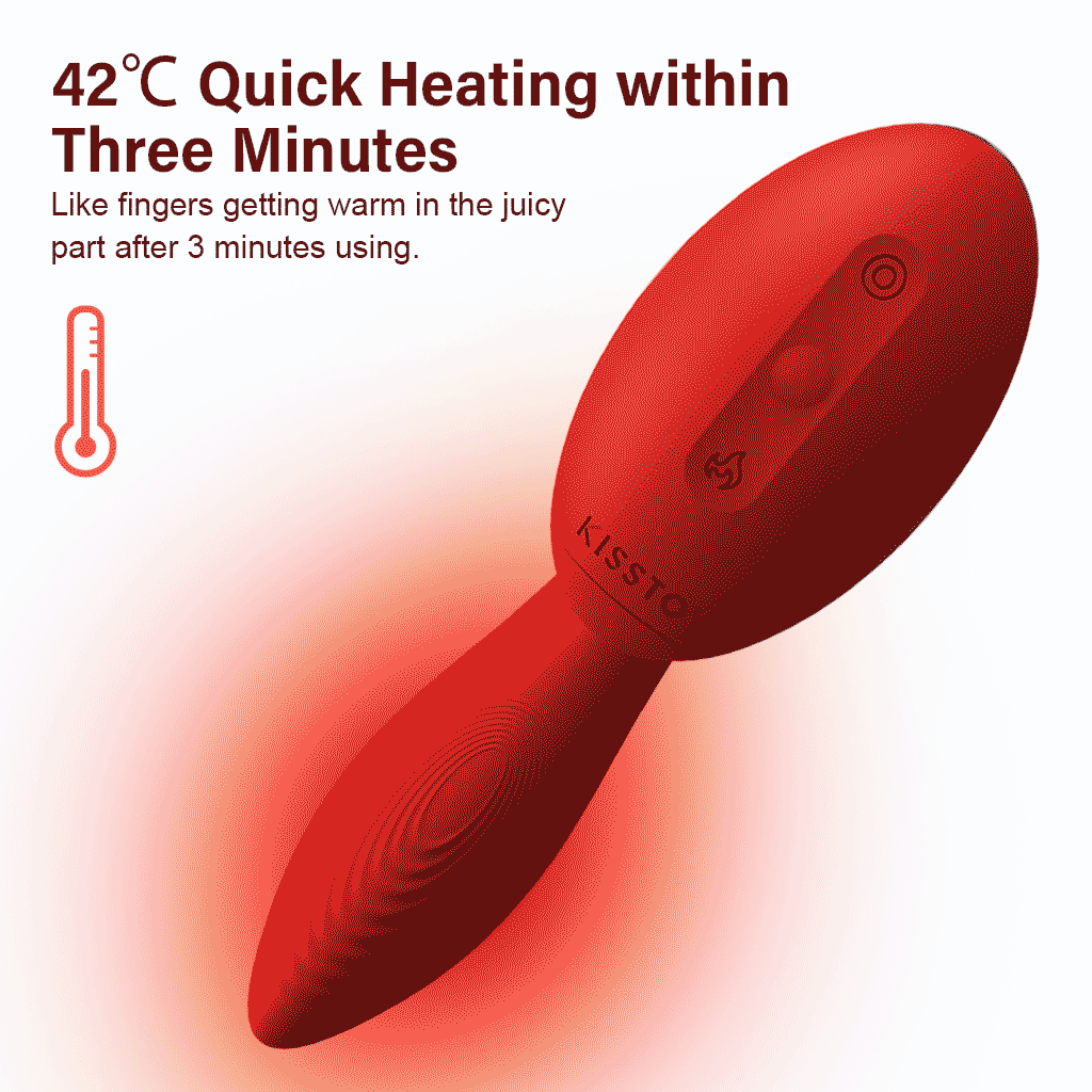 KISTOY Tina Wearable Sucking Vibrator Heating G-spot Stimulator Powerful Clitoris Sucker Sex Toys for Women