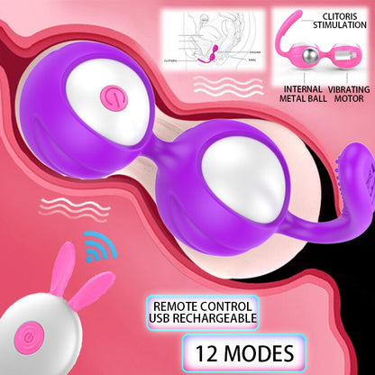 Remote Control Kegel Simulator Ben 10 Wa Vaginal Egg Vibrator Intimate Sex Toy for Adult Women's Vagina