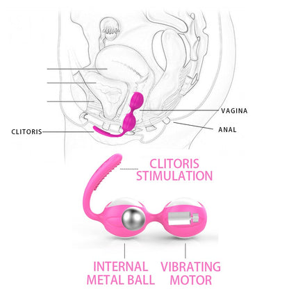 Remote Control Kegel Simulator Ben 10 Wa Vaginal Egg Vibrator Intimate Sex Toy for Adult Women's Vagina
