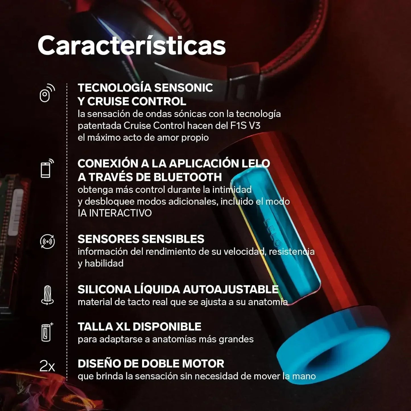 LELO F1S V3 Male Masturbator Pleasure Console with App Automatic Masturbator with 8 Settings and AI. Adult Sex Toys for Men