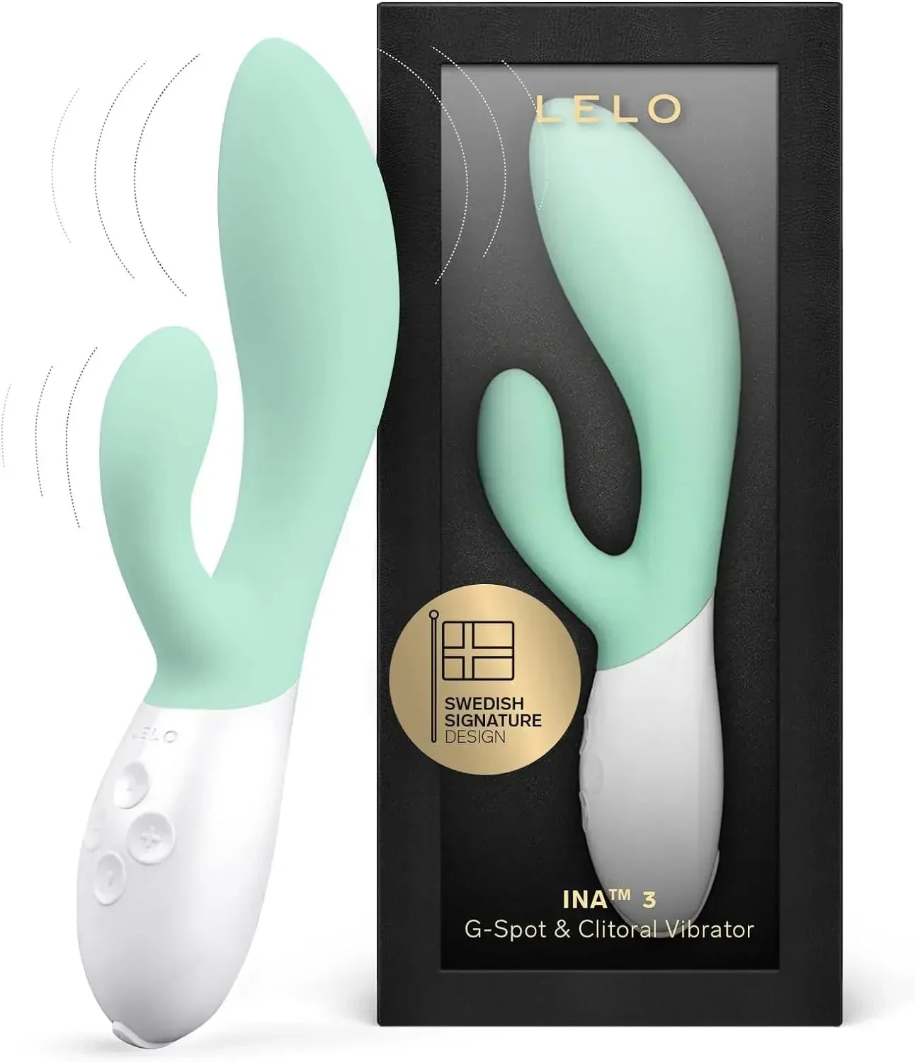LELO INA 3 G Spot Rabbit Vibrator Clitoral Rabbit Vibrator for Women Rabbit Sex Toy for Women with 10 Vibrating Modes. Adult Toys
