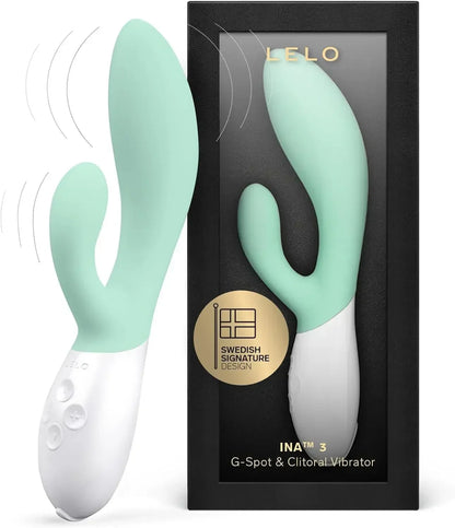 LELO INA 3 G Spot Rabbit Vibrator Clitoral Rabbit Vibrator for Women Rabbit Sex Toy for Women with 10 Vibrating Modes. Adult Toys